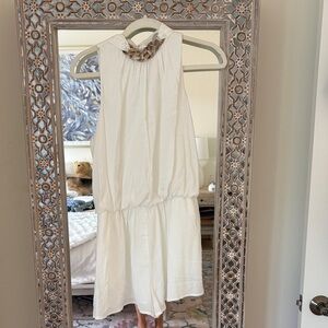 Mustard Seed Cream Sleeveless Jumpsuit